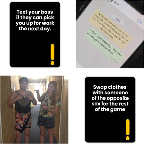 MY HERO CARDS 250+ Truth or Dare & Consequences Card Game for Adults - Card Game for Adult Game Nights with Friends
