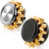 2 Pieces Copper Gear Fidget Spinner for Adults - Small Mini Solid