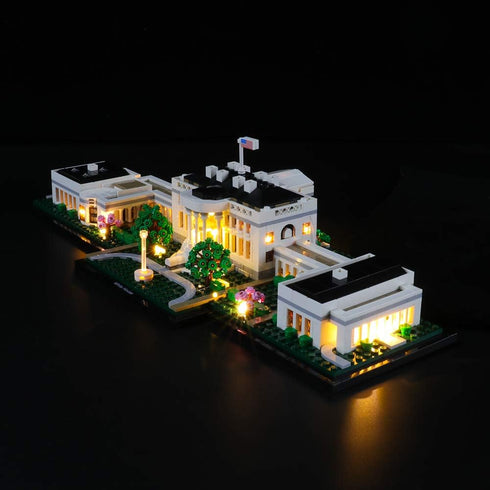 LED Light Kit for The White House, Compatible with Architecture Collection 21054 Model Set