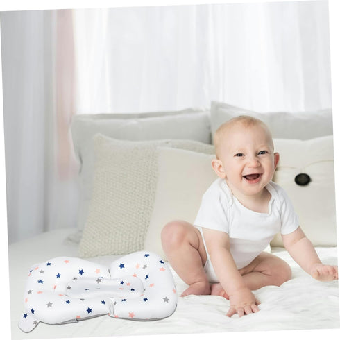 YOSADIER Newborn Bath Support Pad Adjustable Non-Slip Floating Cushion for Baby Bathing Breathable Mesh Mat for Infant