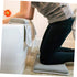 PRETYZOOM Non-Slip Bathtub Kneeler Mat with Storage Pockets - Grey