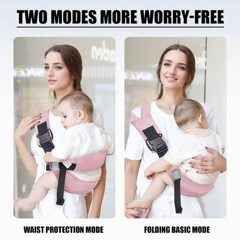 (7-44 LBS, 6-48 Easy to Wear Baby Sling Carrier - Compact Toddler Carrier with Adjustable Strap, Soft Padding, Non-Slip