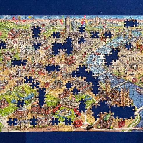 London Landmarks 1000 Piece Jigsaw Puzzle | Sustainable Premium 100% Recycled Board | Great Gift for Adults | Gibsons