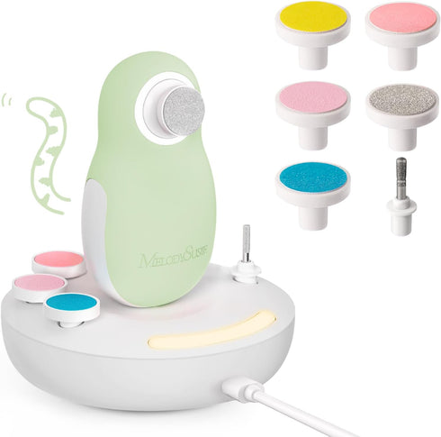 MelodySusie Baby Electric Nail File Kit, PC20F Magnetic Rechargeable & Safe Nail
