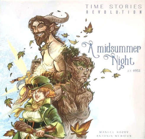 Space Cowboys TIME Stories Revolution A Midsummer Night - Immersive Time-Travel Adventure Game, Cooperative Strategy Game for Kids & Adults, Ages 12+, 1-4 Players, 60 Min Playtime, Space Cowboys