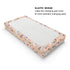 Watercolor Llama Boho Floral Leaves Baby Changing Pad Cover, Soft Breathable Fitted Diaper Changing Table Sheets Mats