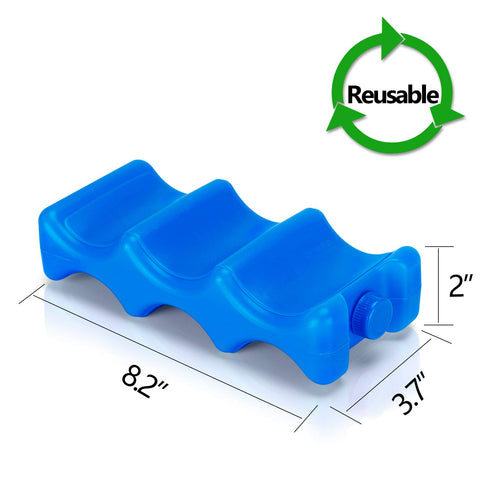 Teamoy Breastmilk Ice Pack - Pack of 2, Bottle Ice Packs for Breastmilk Storage for Working Moms