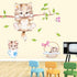 Kiddale Cute Cat Wall Decals - Removable Cat Tree Branches Butterfly Wall Stickers for Kids Rooms Nursery Decoration