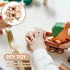 Kisangel Christmas Decorations - 2 Sets Wooden Car Model 3D Unfinished Puzzles Build Car Kit for Home Ornaments