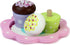 9 Set, Sophia's Piece Wooden Cupcake Multicolor