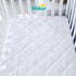 6 Zippered Crib Mattress Protector - Waterproof Crib Mattress Encasement, Breathable and Absorbent, Sides Fully Encased