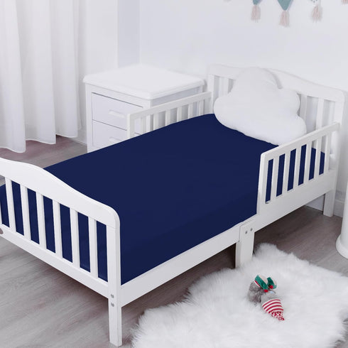 Magik & Kover 2 Pack, 52" 28" Waterproof Crib Sheets for Boys Fitted Baby Crib Sheet Neutral x for Standard Crib