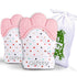Giftty Baby Teething Mitten, Self-Soothing Teether Glove, Pain Relief Silicone Mitt, Double Breathable,