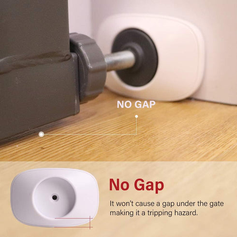 EUDEMON Safety Baby Gate Wall Protector - Wall Saver for Pressure Mounted Gate, 4 Pack, White