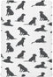 Vdsrup Crib Sheets for Boys Girl Labrador Retriever Neutral Mini Crib Mattress Sheets