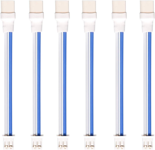 BETAFPV 6pcs BT2.0-PH2.0 Adapter Cable, 22AWG for BT2.0 300mAh 1S Battery with Banana Connector for Drones