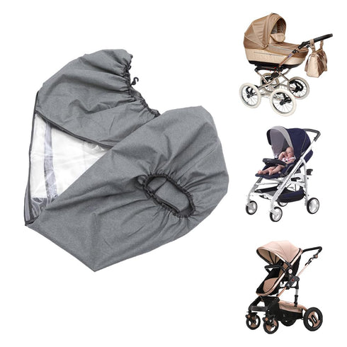 Tiiyee Stroller Rain Cover, Universal Baby Travel Weather Shield Waterproof Windproof Protection Breathable Protect