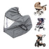 Tiiyee Stroller Rain Cover, Universal Baby Travel Weather Shield Waterproof Windproof Protection Breathable Protect