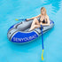 Swimming ptlsy Inflatable Boat, Pool Lake Float Raft for Adults, Portable Fishing Boat Raft for Lake with Oars Hand