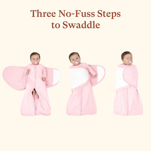 2-Pack 0.5 (03 TOG Newborn Sleep Sack, All-in-One Swaddle Wrap with Silent Velcro for Infants Months)
