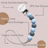 100% Ali+Oli Silicone Pacifier Clip for Baby (Thin Iron) Food-Grade BPA Free Newborn Pacifier Holder Infant Binky Clip
