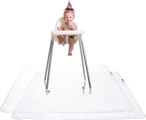 Graco Under High Chair Mat - Waterproof & Washable Plastic Food/Spill Catcher