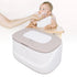 NOENNULL Baby Wipe Warmer Adjustable Temperature Large Capacity Wet Wipes Heater Dispenser with Night Light (Grey)