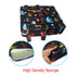 Portable Adjustable Highchair Booster Cushion for Baby Toddler Kids - Dismountable, Washable Thick Seat Pad Mat (Black)