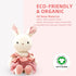 7" Bunny Stuffed Animal Organic Cotton Baby Plush Toys, Easter Stuffed Animal Easter Plush Bunny Soft Cuddly Toy