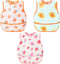 Accmor Waterproof Baby Bibs for Eating, Mess Proof Toddler Feeding Bibs for
