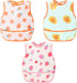 Accmor Waterproof Baby Bibs for Eating, Mess Proof Toddler Feeding Bibs for