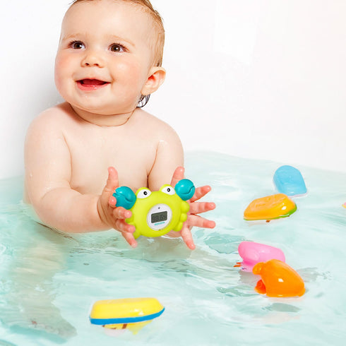 Aycorn Digital Baby Bath & Room Thermometer - Fahrenheit with LED Display & Temperature Warning