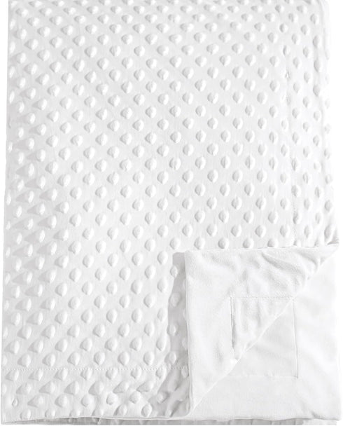 david's kids Micro Fleece Minky Baby Throw Blanket for Boys Girls Neutral