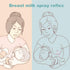 Wanateber 2 Pack 100% Silicone Manual Breast Pump with Protective Lid, Food Grade Silicone, Whole Shaped Technology