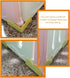 ULTECHNOVO 2pcs Children's Anti-slip Playpen Base Replacement, Stabilizing Supplies for Playpen Fence Holder Bracket