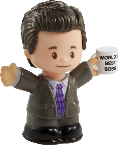 Little People Collector The Office US TV Show, Special Edition Set for Adults & Fans, 4 Figures in Display Package
