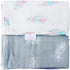 (2) BABY LOOVI muslin swaddle blanket