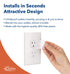 Safety Innovations Ultimate Outlet Safety Cap, Baby Proofing Outlet Plugs, 50 Pack for Child Safety