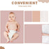 Geelin 3 Pcs PU Baby Diaper Changing Pad, 20 x 28 Inches Foldable Portable Changing Mat, Waterproof Liner for Newborns
