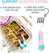 Toddler Utensils - Kids Silverware Set with Travel Case, Stainless Steel Forks Spoons for 1-4 Year Old, 6 Pieces