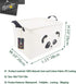 Rectangle Panda Storage Basket with Handles, Collapsible Canvas Toy Bin for Kids and Room Decor (PANDA)