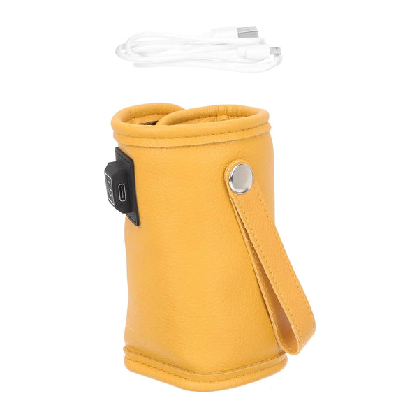 Portable USB Bottle Warmer with Temperature Modes Travel Milk Bottle Heating Sleeve
