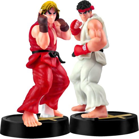 2PCS Solid PVC Street Fighter Hero Figure Action Figure Set 9.2cm