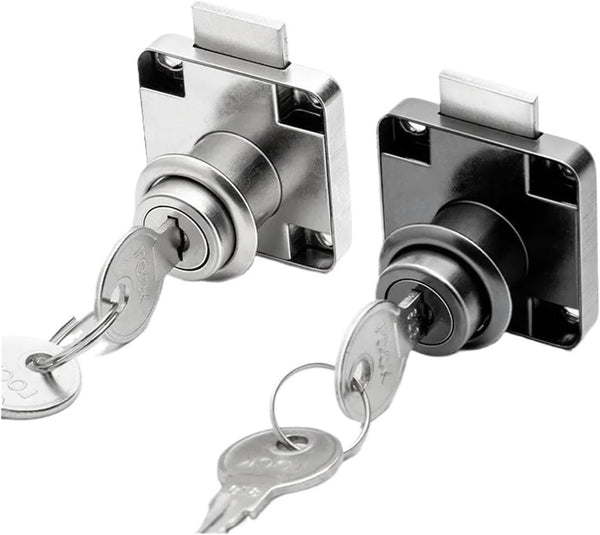QXCIVR Drawer Lock Cabinet Drawer Locks Furniture Hardware Desk Wardrobe Bedside Bookcase Lock(Autolock