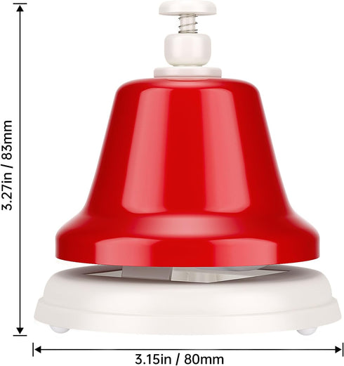 Facmogu 8 Desk Bells, Notes Diatonic Metal Hand Bells, Rainbow Music Bells, Musical Learning Teaching Percussion