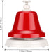 Facmogu 8 Desk Bells, Notes Diatonic Metal Hand Bells, Rainbow Music Bells, Musical Learning Teaching Percussion