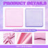 Okueejur 2 Pcs Satin Bassinet Sheet Baby Hair Protect Soft Silk Feeling Sheet Baby Bassinet for Rectangle Cradle Pad