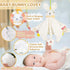 Set 11PCS Package New Mom Gift Box - Unisex Luxury Spa & Baby Essentials in Elegant Box | Bunny Lovey, Changing Pad