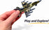 Generic 6-Pack Set Plane Toys Airplane Mini Fighter Jets for Kids Small Military Glide Planes, Party Favors & Gifts