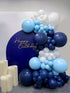 FOTIOMRG 110pcs 18 12 10 5 inch Pack Light Blue Balloon Garland Arch Kit, Light Blue Latex Balloons Different Sizes